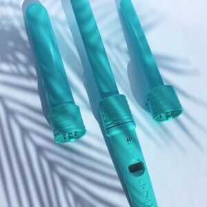 Turquoise Hair Curling Wand Set